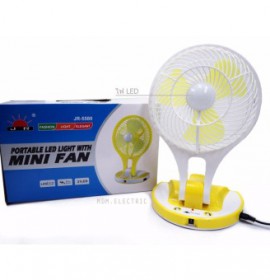 Quạt Sạc Tích Điện Mini Fan JR 5580